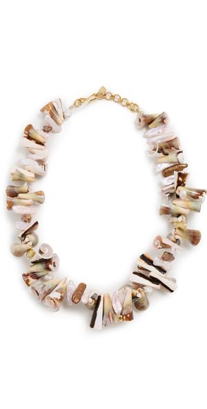 Brinker + Eliza Isa Necklace Shell/Pearl One Size
