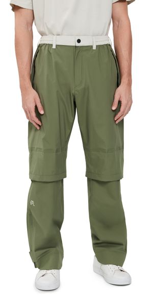 Malbon Golf Foraging Fairways Flint Rain Pants Olivine XL