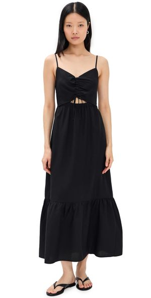 Z Supply Winslet Maxi Dress Black L