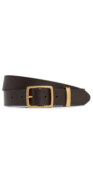 rag & bone X Boyfriend Belt Dark Espresso S