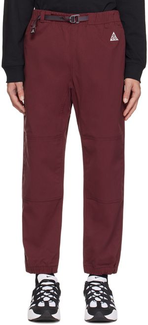Nike Burgundy Trail Trousers