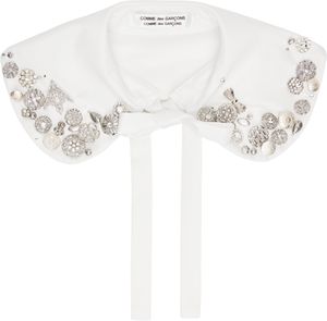 Comme des Garçons Comme des Garçons White Tricot Collar