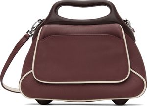 ECCO.kollektive Burgundy Kiko Kostadinov Edition Centauri Medium Bag