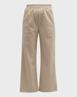 Odessa Flared Faux Leather Pants