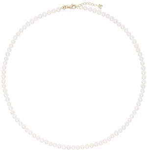 Mateo White Pearl Beaded Choker