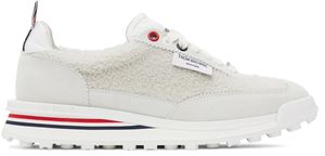 Thom Browne Off-White Shearling Tech Sneakers