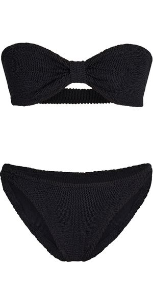 Hunza G Jean Bikini Set Black One Size