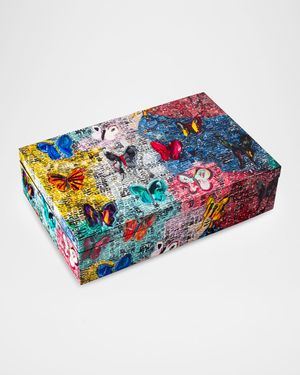 Butterflies & Guardians Lacquer Box