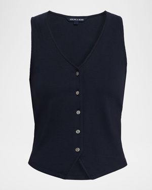 Hoorne Rib-Knit Vest