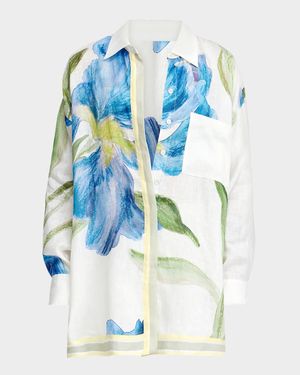 Tess Long-Sleeve Floral Shirt