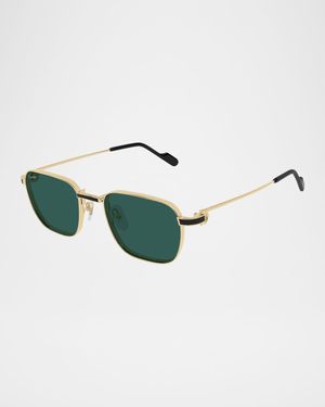 Men's CT0497SM Metal Rectangle Sunglasses