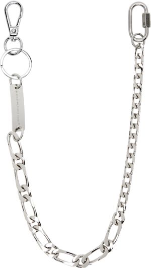 IN GOLD WE TRUST PARIS SSENSE Exclusive Silver Pants Chain