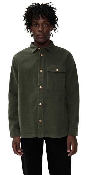 McTavish Corduroy Shirt Slate M