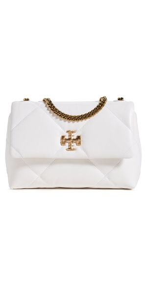 Tory Burch Small Kira Diamond Convertible Shoulder Bag Blanc One Size