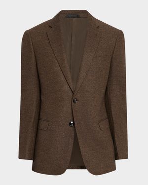 Men's Textured Wool and Cashmere G Line Sport Coat