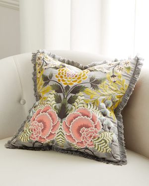 Brocart Decoratif Embroidered Cushion