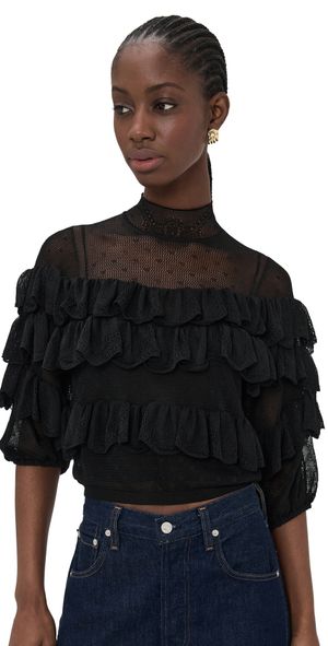 Ulla Johnson Corinna Top Noir M