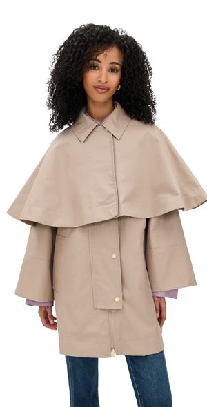 Barbour Fia Showerproof Jacket Honey/Ancient Poplar 6