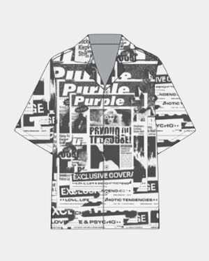 Men's Lyocell Printed Camp Shirt