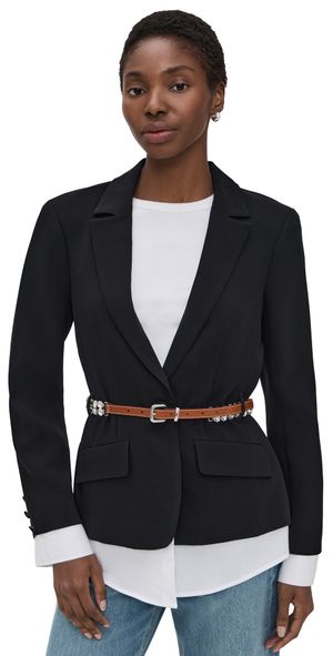 Cinq à Sept Vittoria Jacket Black/White 6