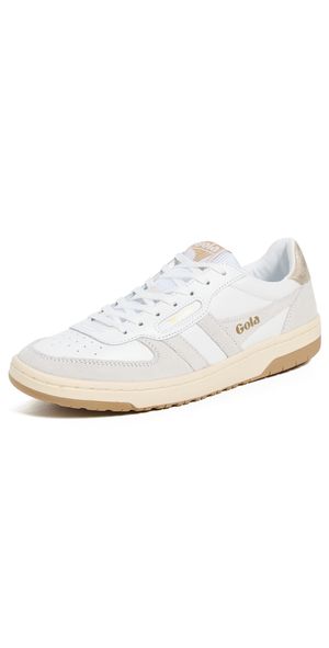 Gola Hawk Sneakers White/White/Gold 9