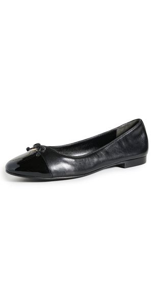 Tory Burch Cap Toe Ballet Flats Perfect Black 8