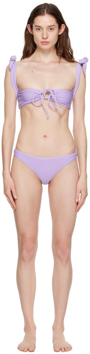 GUIZIO SSENSE Exclusive Purple Mona Bikini