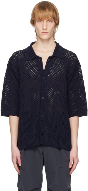 LE17SEPTEMBRE Navy Button Up Shirt
