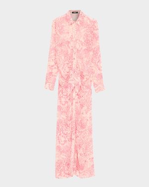 Underwater Barocco Shirtdress Coverup