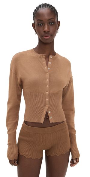 Lioness Head In The Clouds Cardigan Olive XXXXL