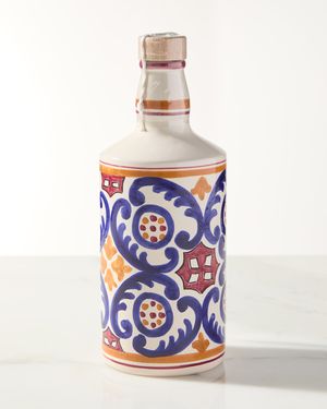 Extra Virgin Olive Oil in "Red Diamond" Barocco Bottle, 101.4 oz.