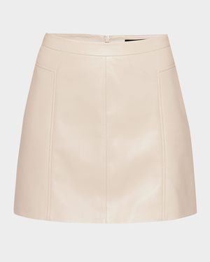 Ainsley Recycled Leather Skirt
