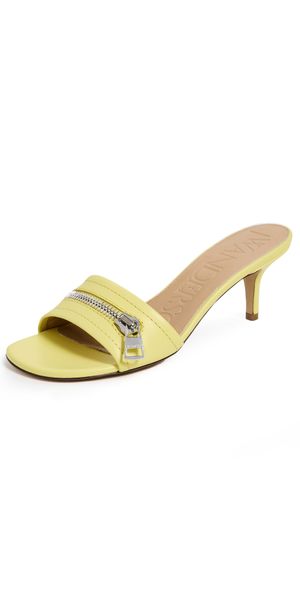 JW Anderson Biker Heel Sandals Lemonade 38