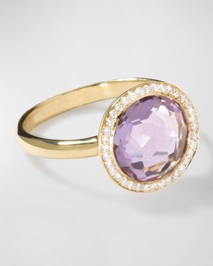 Small Ring in 18K Gold with Diamonds