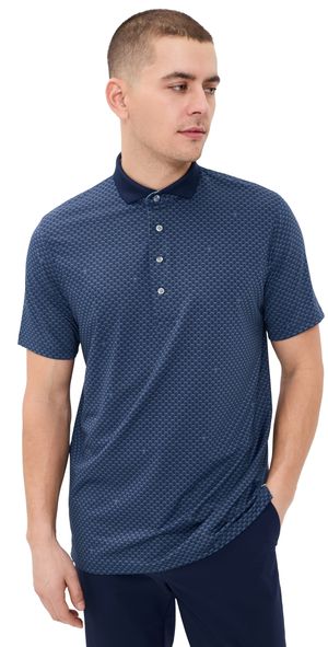 Greyson Ponderous Wolf Polo MALTESE BLUE XL