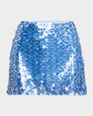 Maris Sequined Mini Skirt