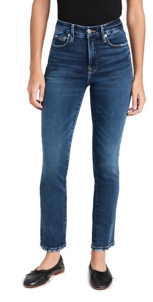 Good American Good Legs Straight Jeans indigo511 4