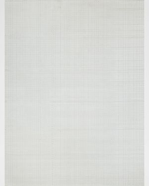 Cabrini Hand-Loomed White Rug, 10' x 14'