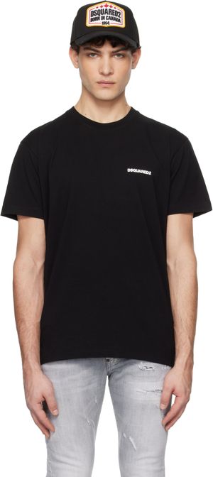 Dsquared2 Black Ceresio Map Cool Fit T-shirt