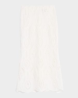 Kenzie Eyelet-Embroidered Maxi Skirt