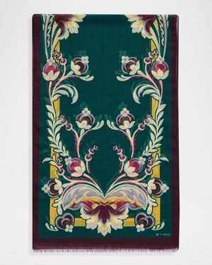 Tosca Cashmere Paisley Scarf