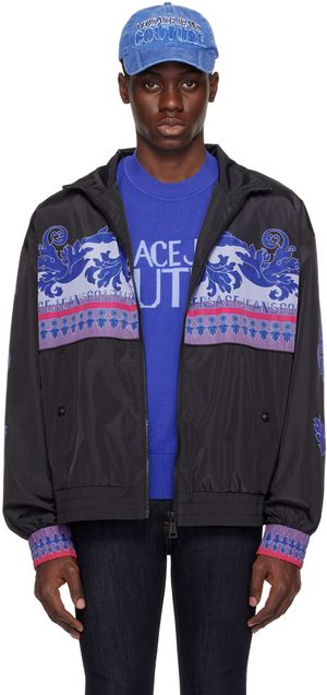 Versace Jeans Couture Black Animalier Jacket
