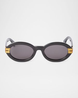 Harmony Oval Acetate Sunglasses