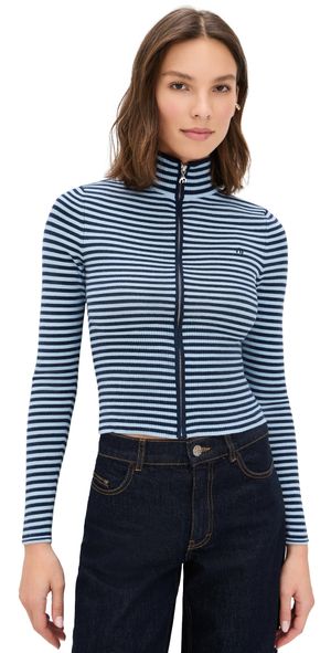 Miaou Vlad Zip Up Blue Stripe XL