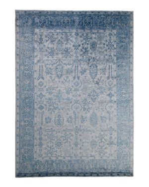 Sweet Blues Hand-Knotted Rug, 6' x 9'