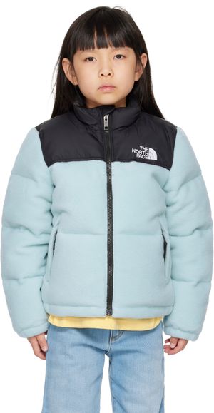 The North Face Kids Enfant | Blouson rétro 1996 Nuptse bleu rembourré en duvet