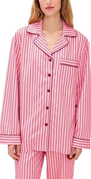 Hommey Long Sleeve Sleep Shirt Rocky Road XXXL