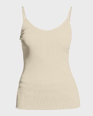 Mesh Jersey V-Neck Tank