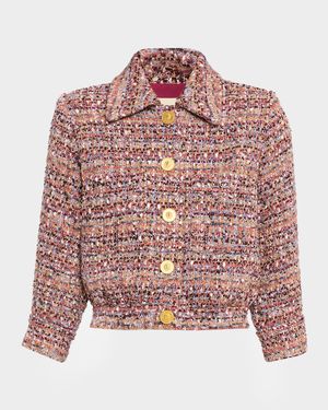 Jia Cropped Tweed Jacket