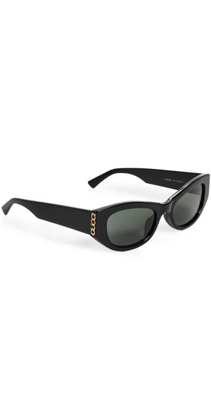 Gucci Signoria Sunglasses Black-Black-Grey One Size